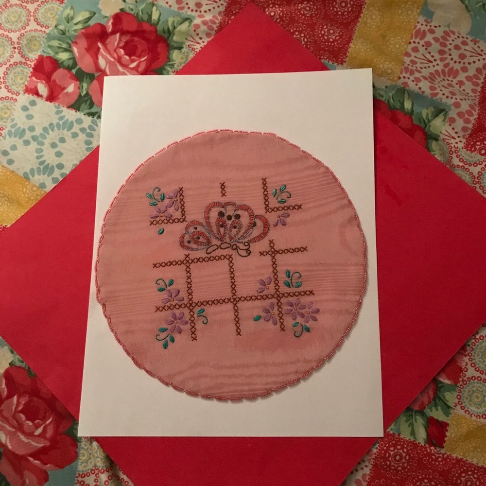 Handmade / Hand Stitched Doily